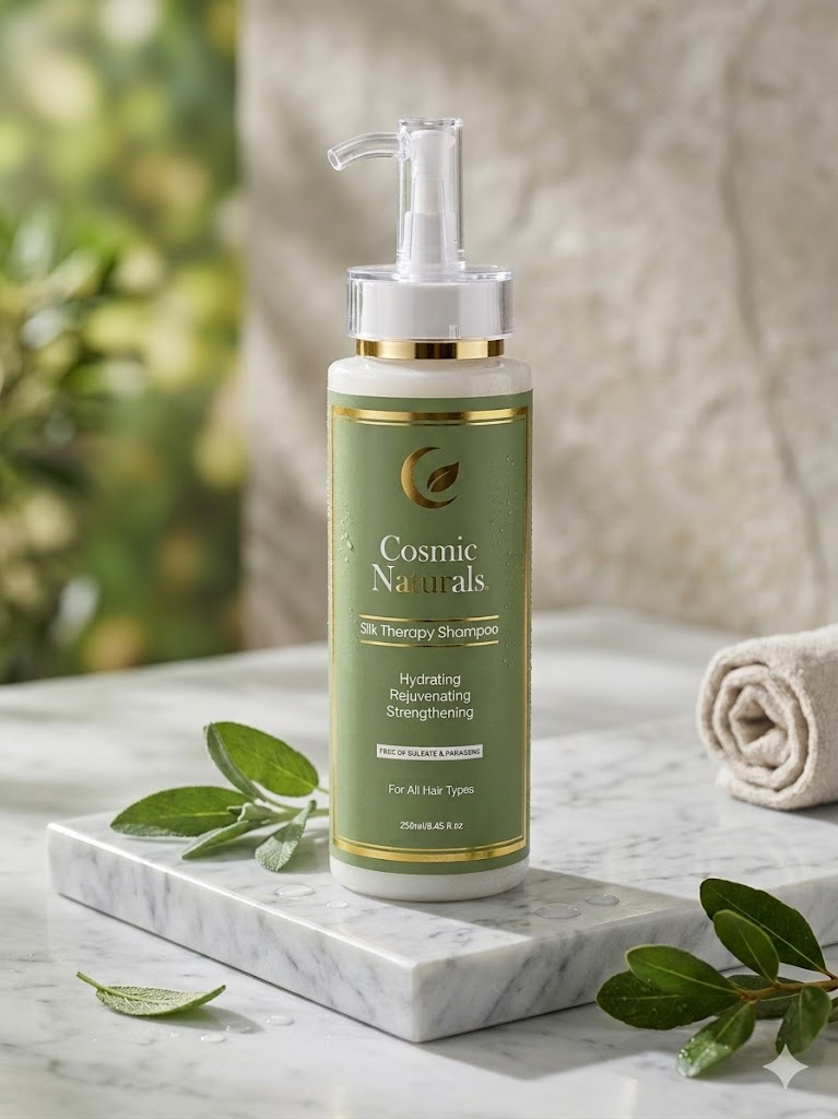 CosmicNaturals Argan Oil Silk Therapy Shampoo