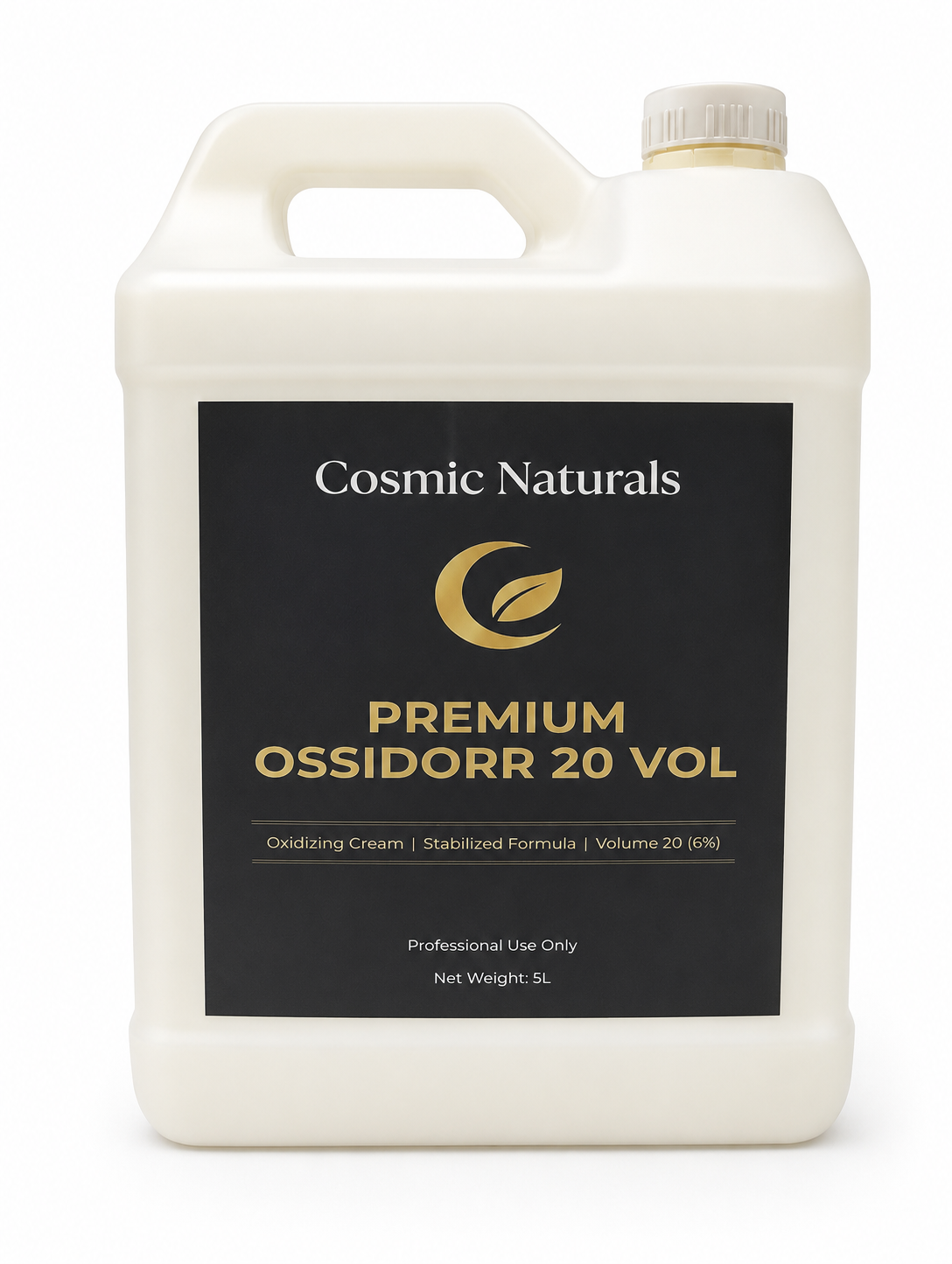 Cosmic Naturals Premium Ossidorr 20 Vol Oxidizing Cream – Professional Stabilized Formula (5L)