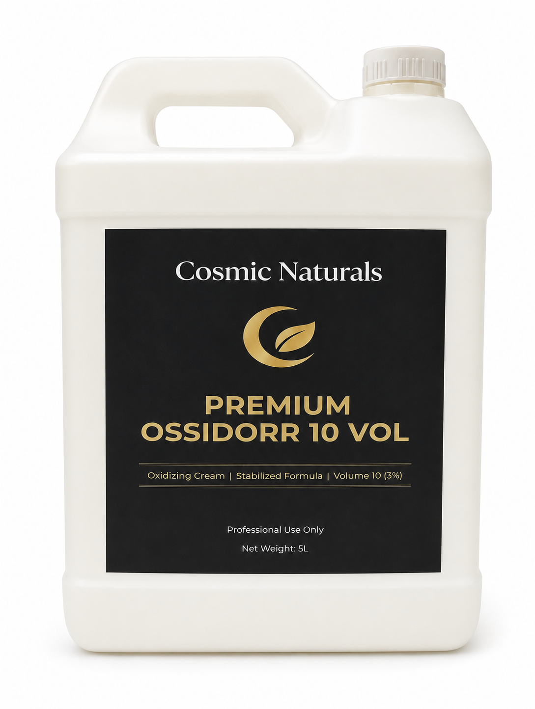 Cosmic Naturals Premium Ossidorr 10 Vol Oxidizing Cream – Professional Stabilized Formula (5L)