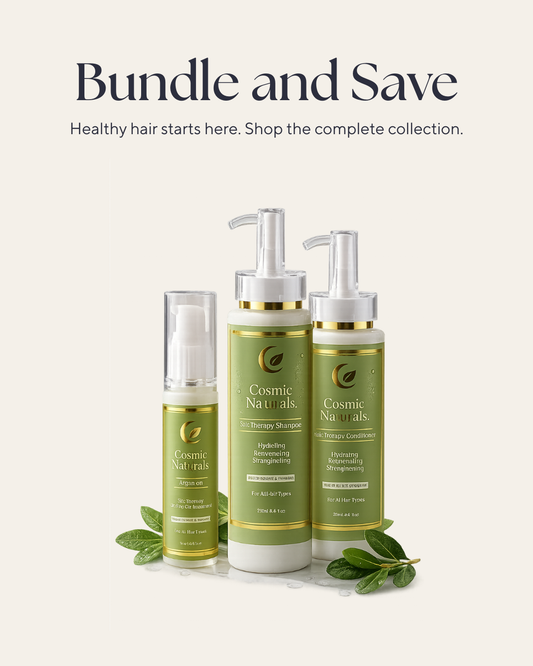 Complete Silk Therapy Bundle | Shampoo, Conditioner & Argan Oil